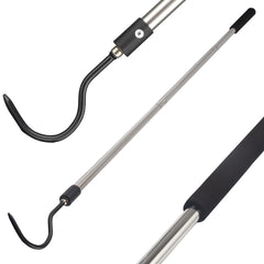 Gzlozak snake hook extendable-pole in use for safe reach during captures