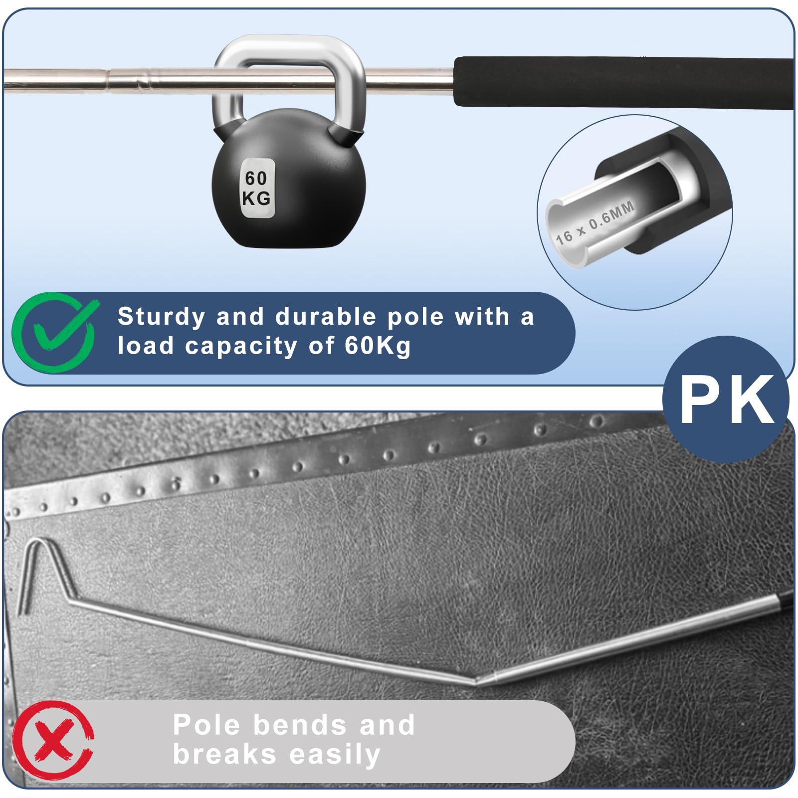 Gzlozak snake hook wide-bend-tip accommodates snakes of various sizes