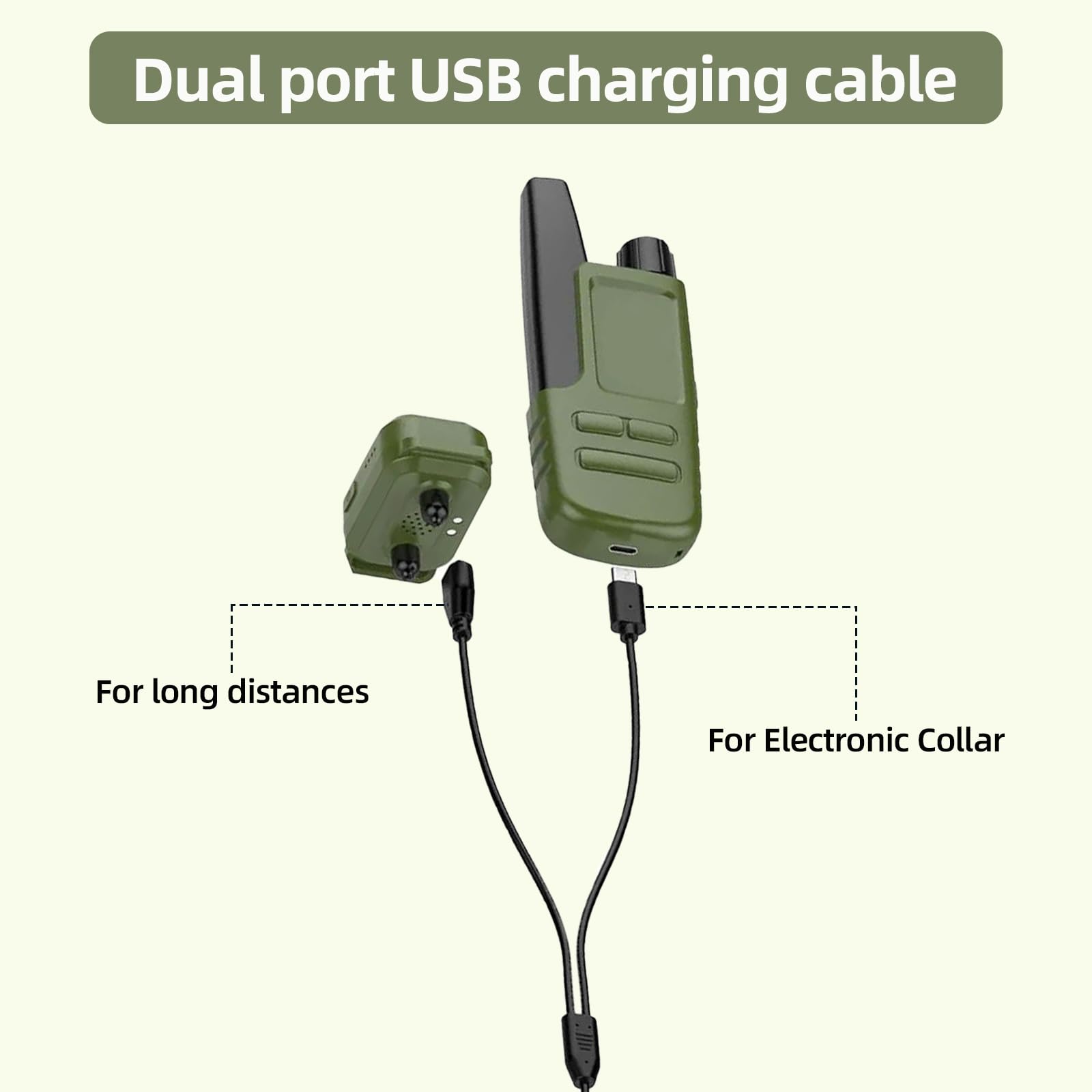 GZLT dog charger compatible with Jugbow, Delupe, Yawpet collars and remotes.