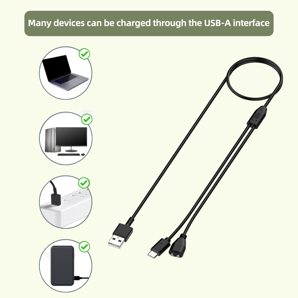 GZLT dog charger 100 cm cable length for home and outdoor setups.