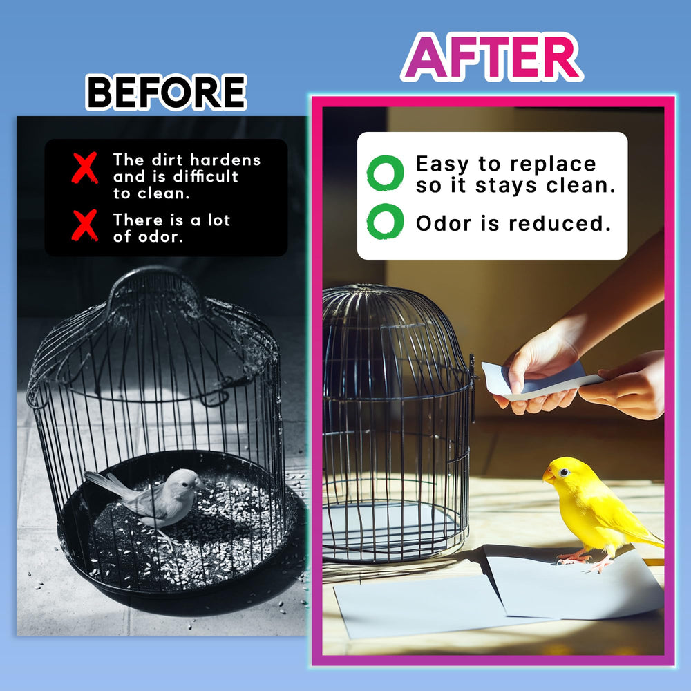 HA SHI Bird Cage Liner moisture absorption keeps enclosure dry and tidy