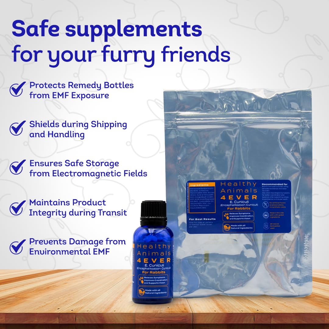 HA4E label close-up highlights natural homeopathic approach for rabbit care