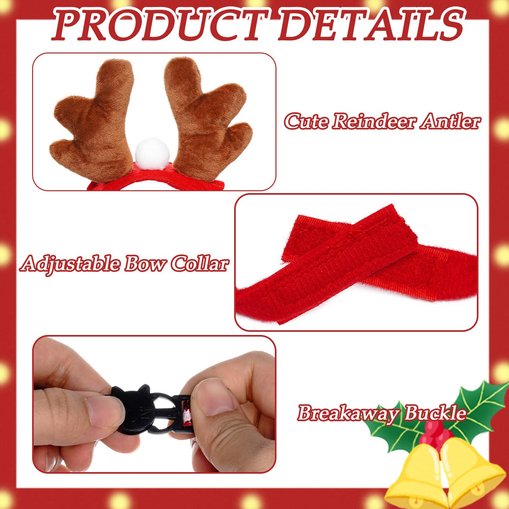 Haakong Christmas Collar bell closeup highlights jingling holiday charm.