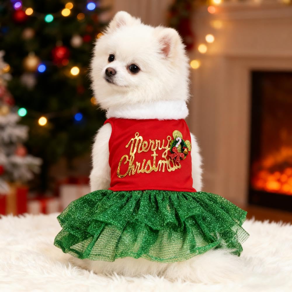 Haakong Dog Christmas Outfit size chart guides accurate fitting before purchase.