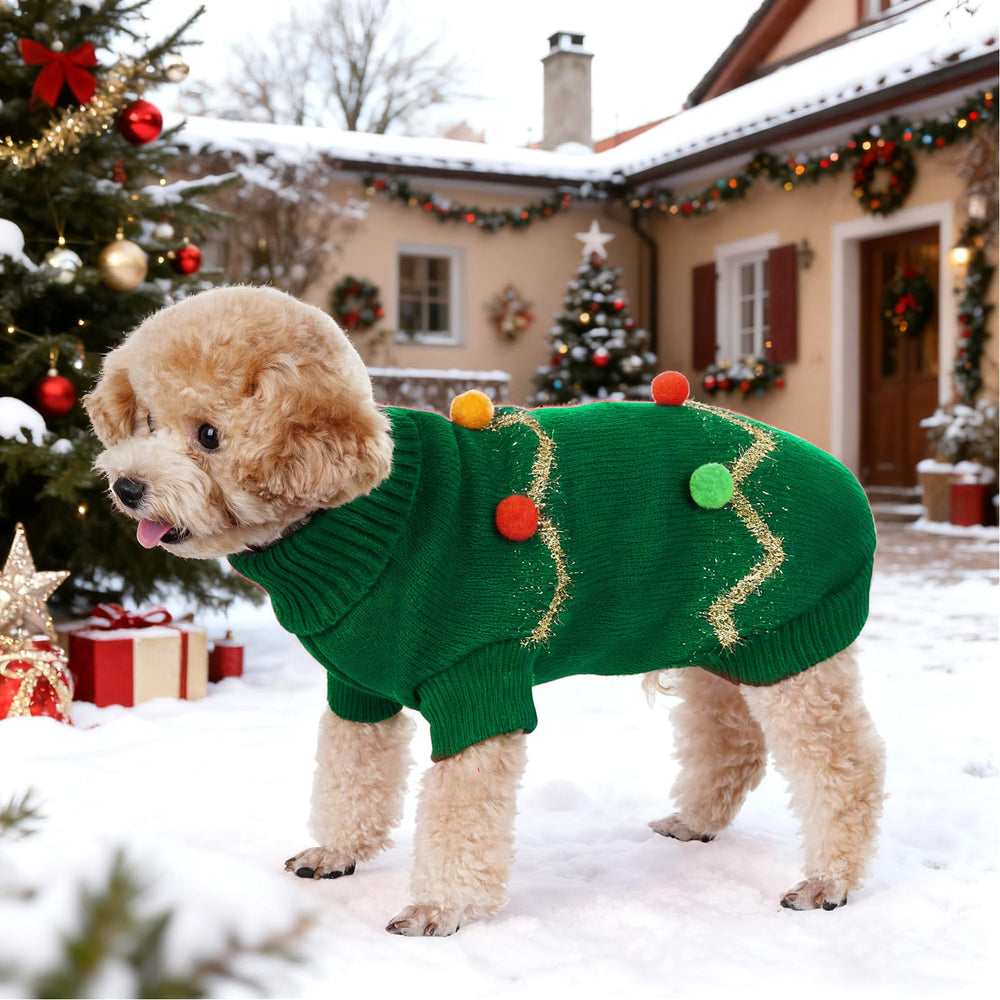 Haakong dog Christmas sweater wash care shows machine washable option