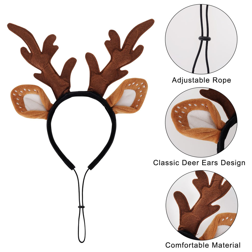 Haakong adjustable buckle headband provides a snug, secure fit.
