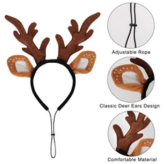 Haakong adjustable buckle headband provides a snug, secure fit.