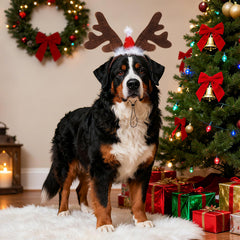 Haakong dog headband is easy to wear and remove for quick outfit changes.