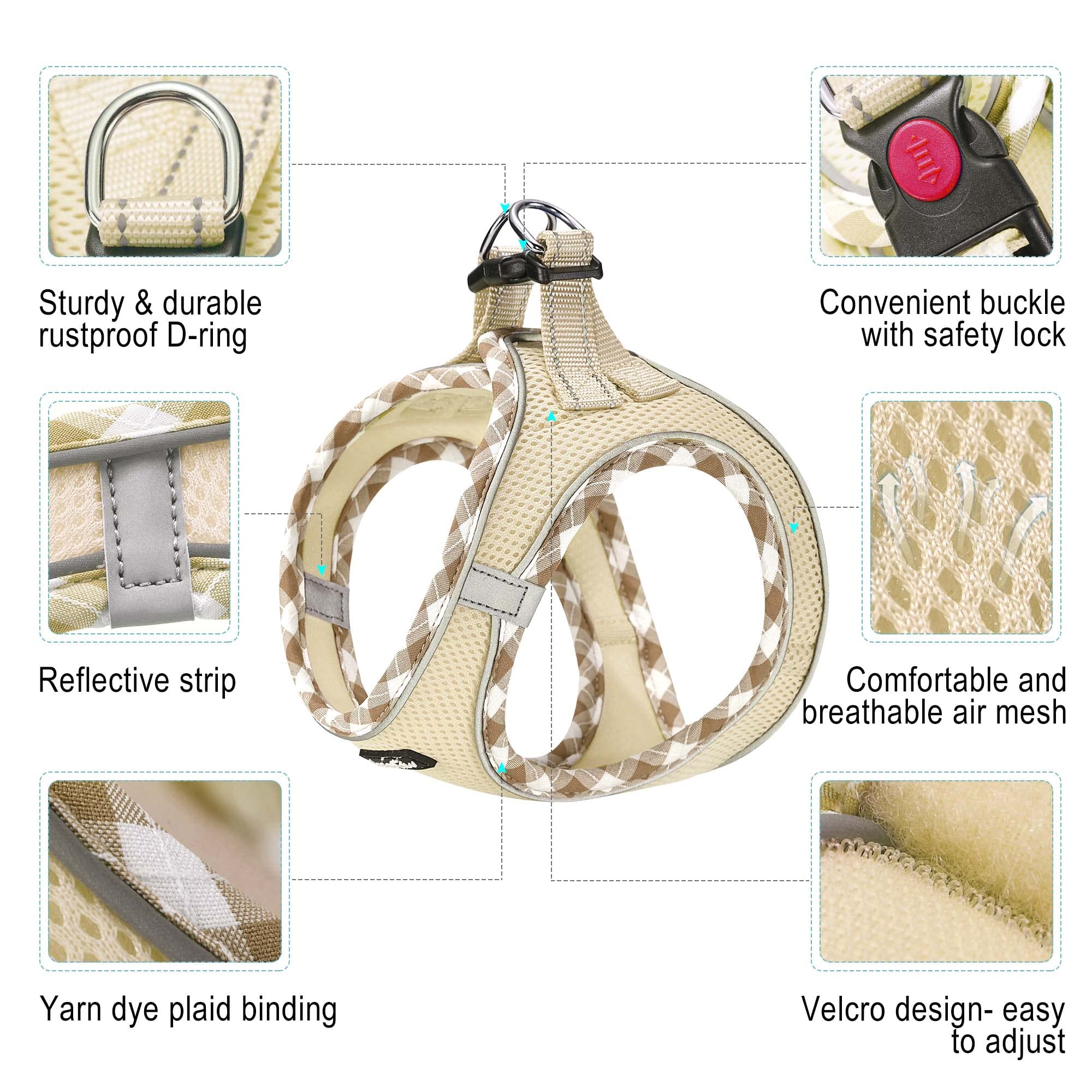 haapaw air mesh dog harness demonstrates breathable, lightweight comfort for daily walks