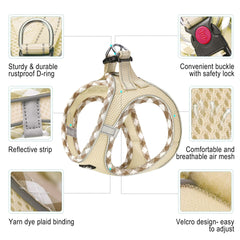 haapaw air mesh dog harness demonstrates breathable, lightweight comfort for daily walks