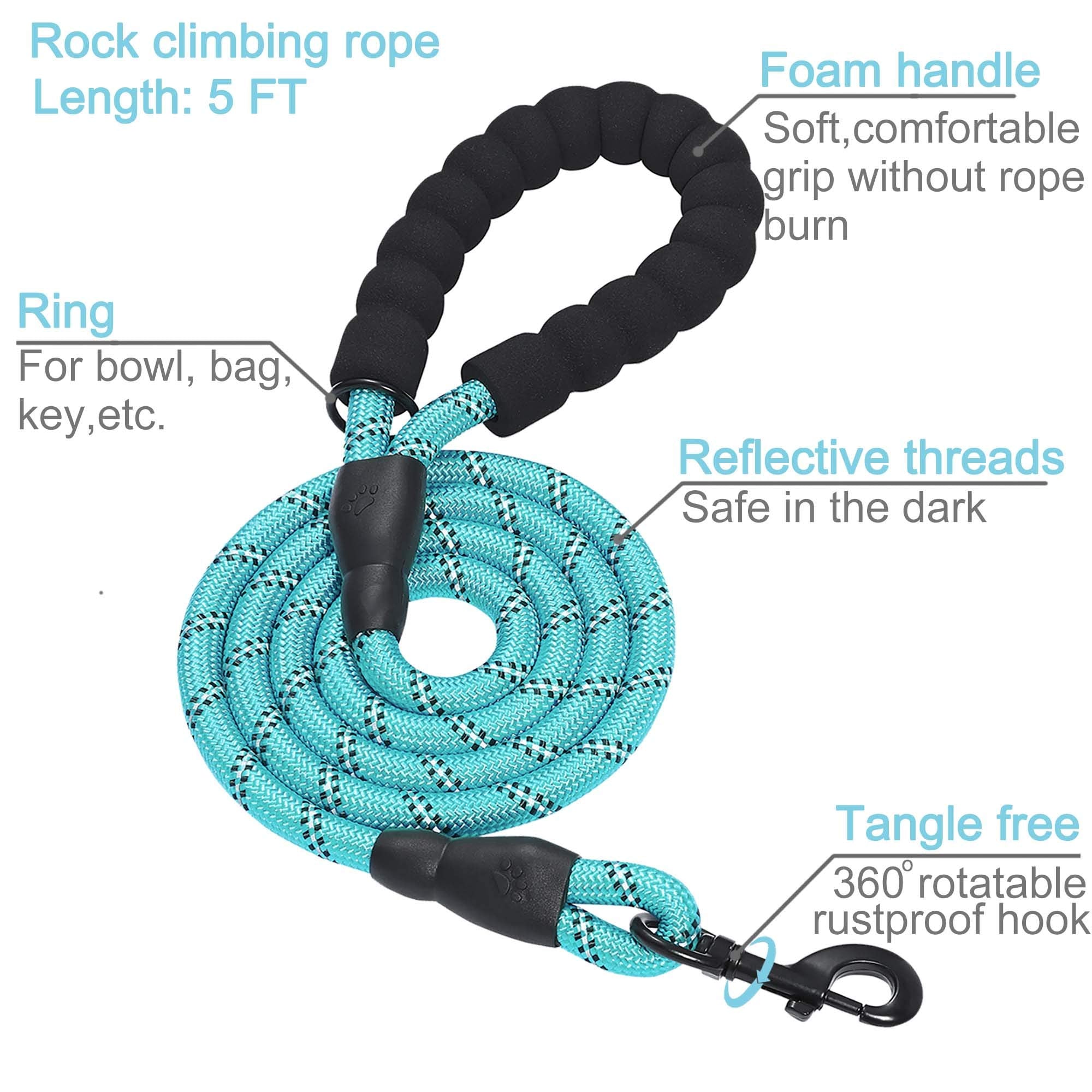 haapaw durable nylon dog collar with heavy-duty hardware for long-lasting training.
