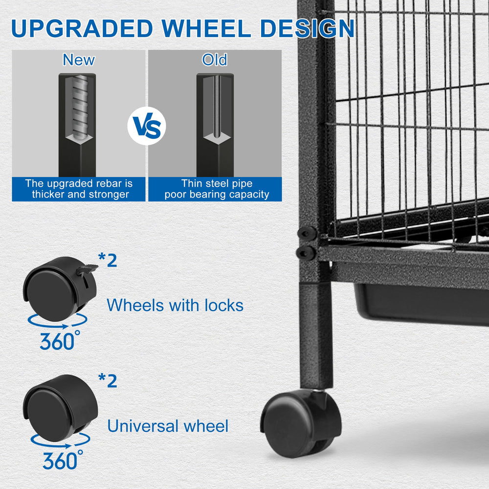 HABUTWAY 5-tier design offers vertical exploration for energetic small pets