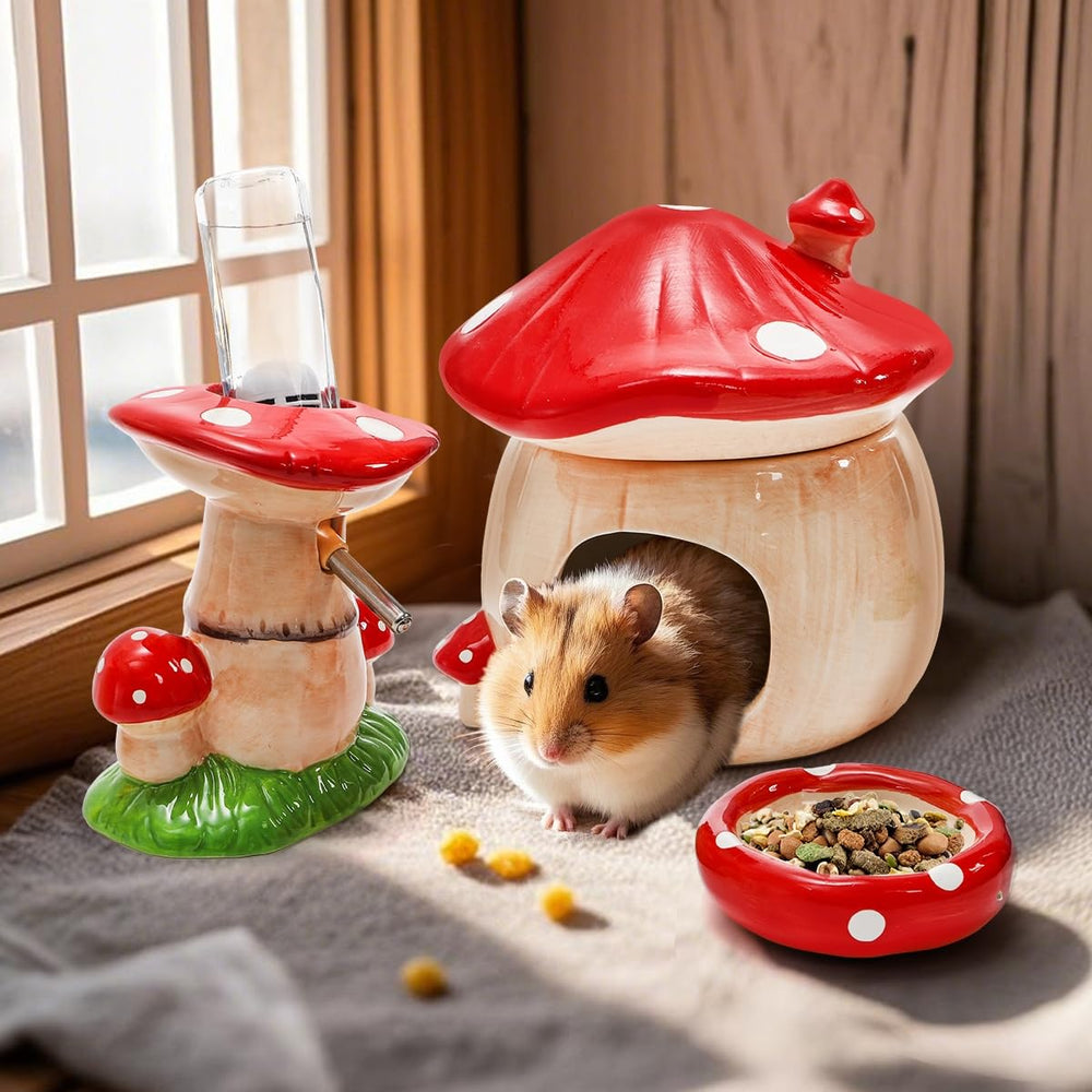 Hacaroa-dwarf-hamster-nesting-space features a 2.3-inch entrance for tiny pets.