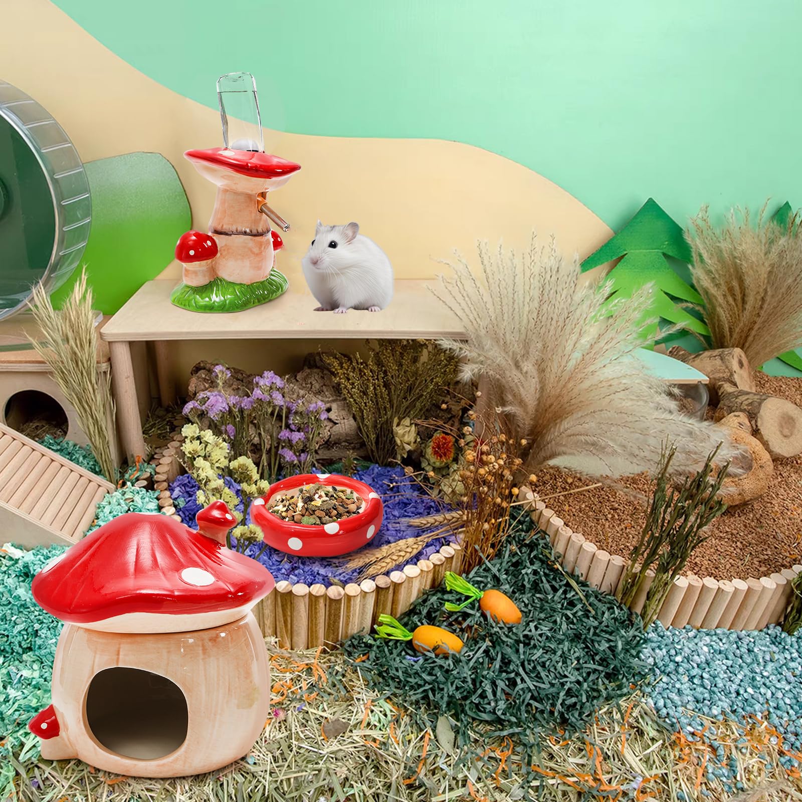 Hacaroa-gerbil-mice-small-pet-essentials offers functional, aesthetic cage accessories.
