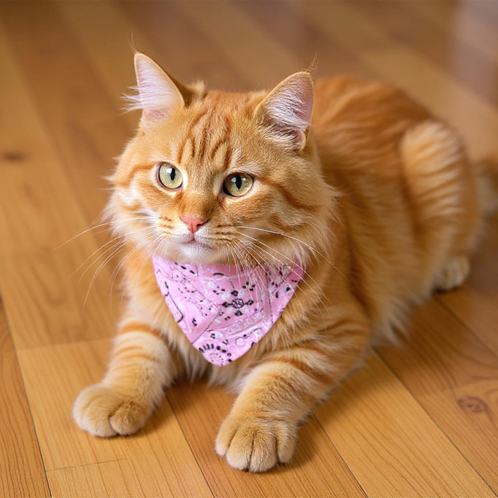 HaiFafafaing cat bandana royal adds elegant flair for holidays