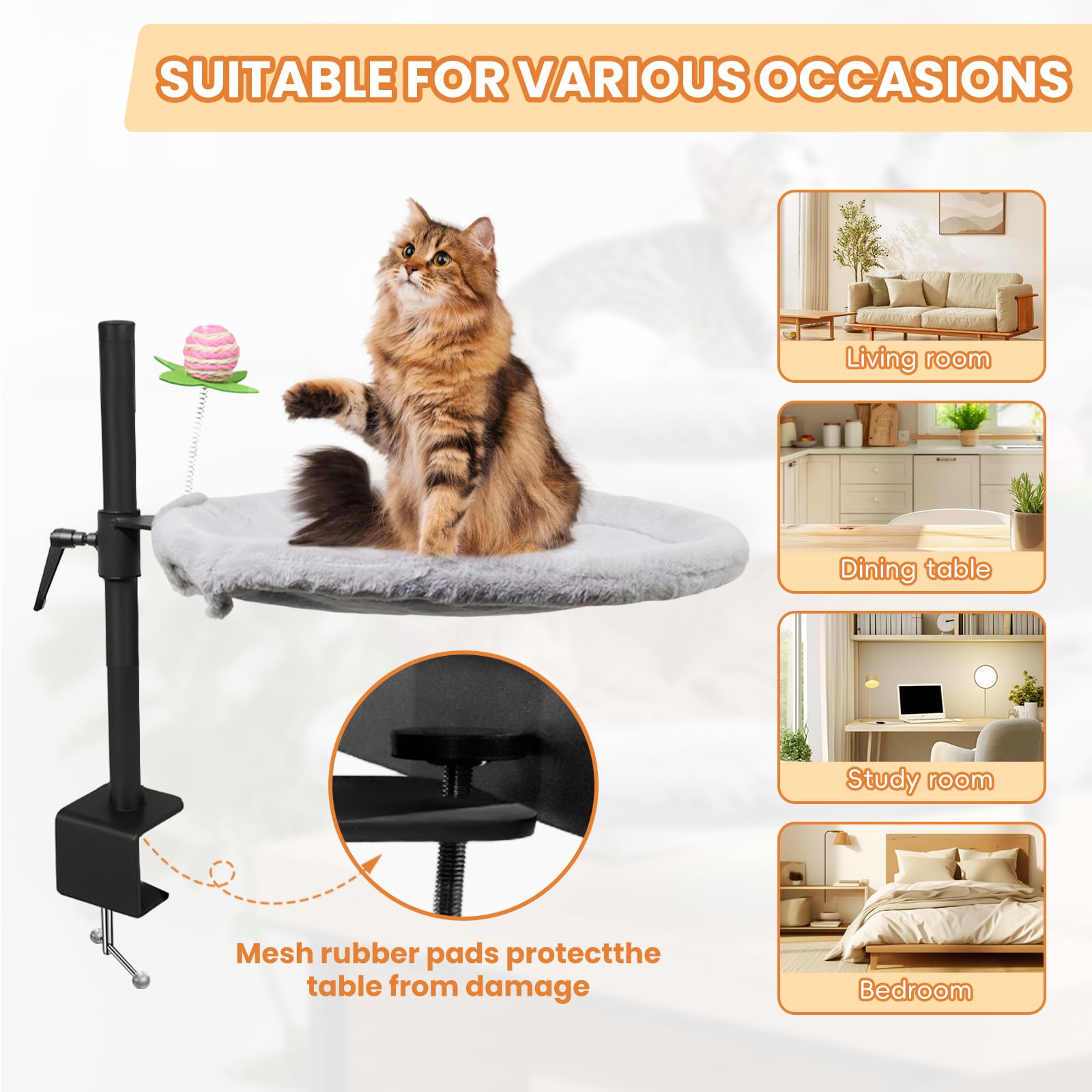 Haijunnm 360°-rotating feature promotes flexible use during work breaks