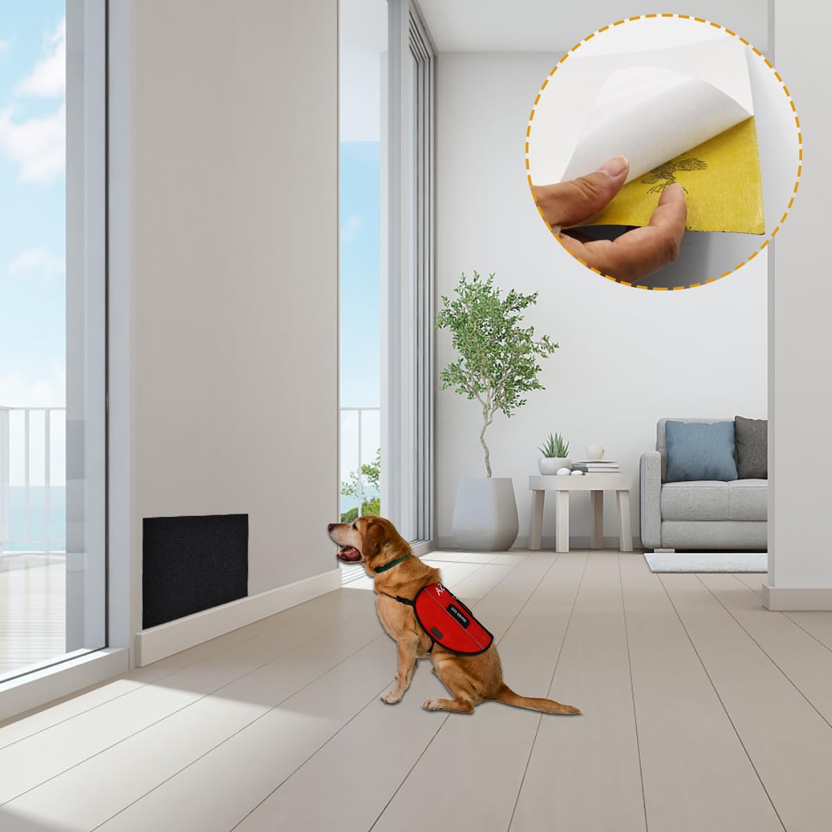 HAISENGO 11x9 inch scratch pad suitable for dogs and cats paw health