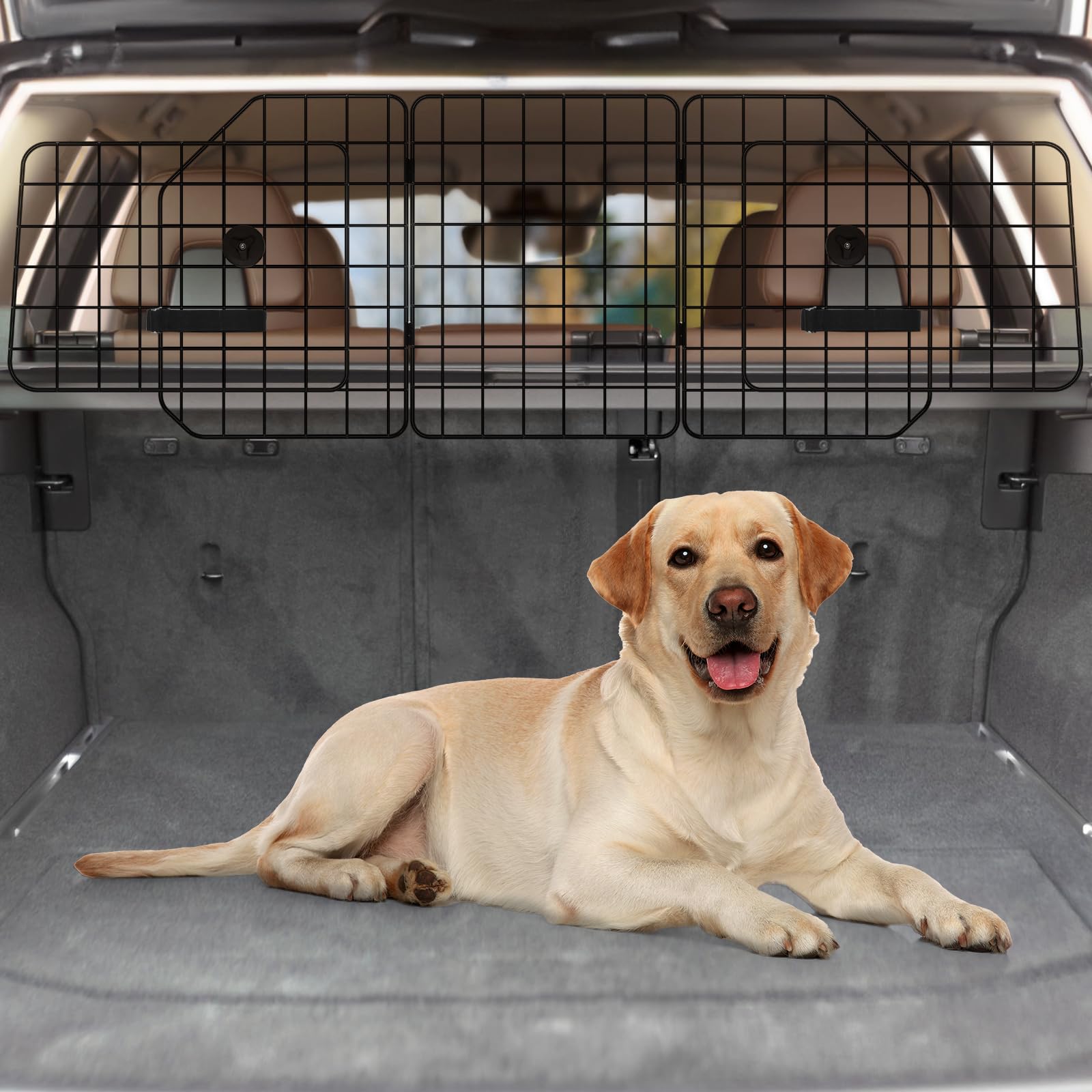 HAITRAL barrier stored in trunk demonstrates space-saving travel convenience