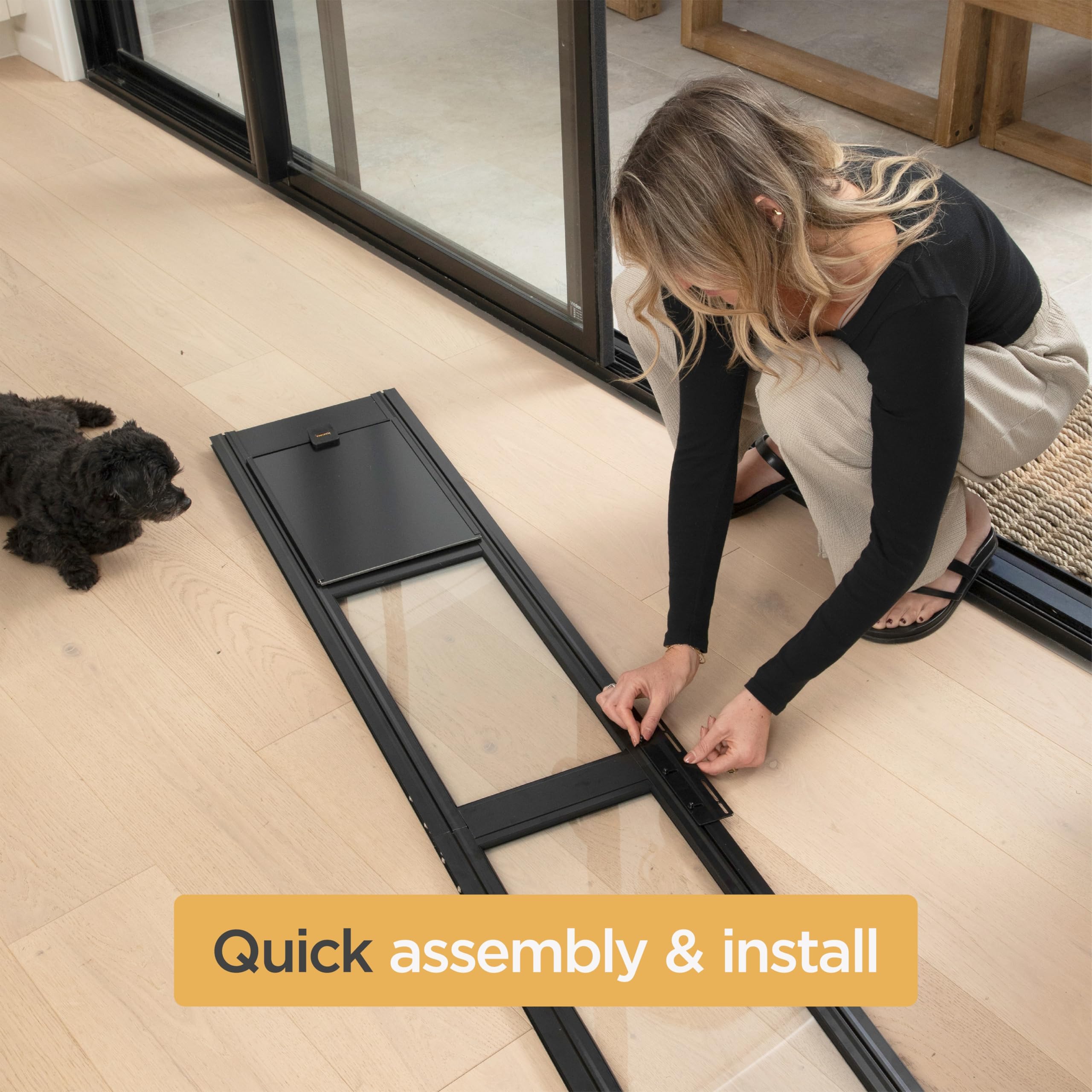 Hakuna Pets aluminium frame close-up demonstrates rust resistance and strength