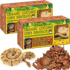 Halatool coconut chips expansion yields fluffy, dust-free bedding.
