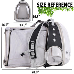 Halinfer front-extension view shows extra space and ventilation for larger cats.