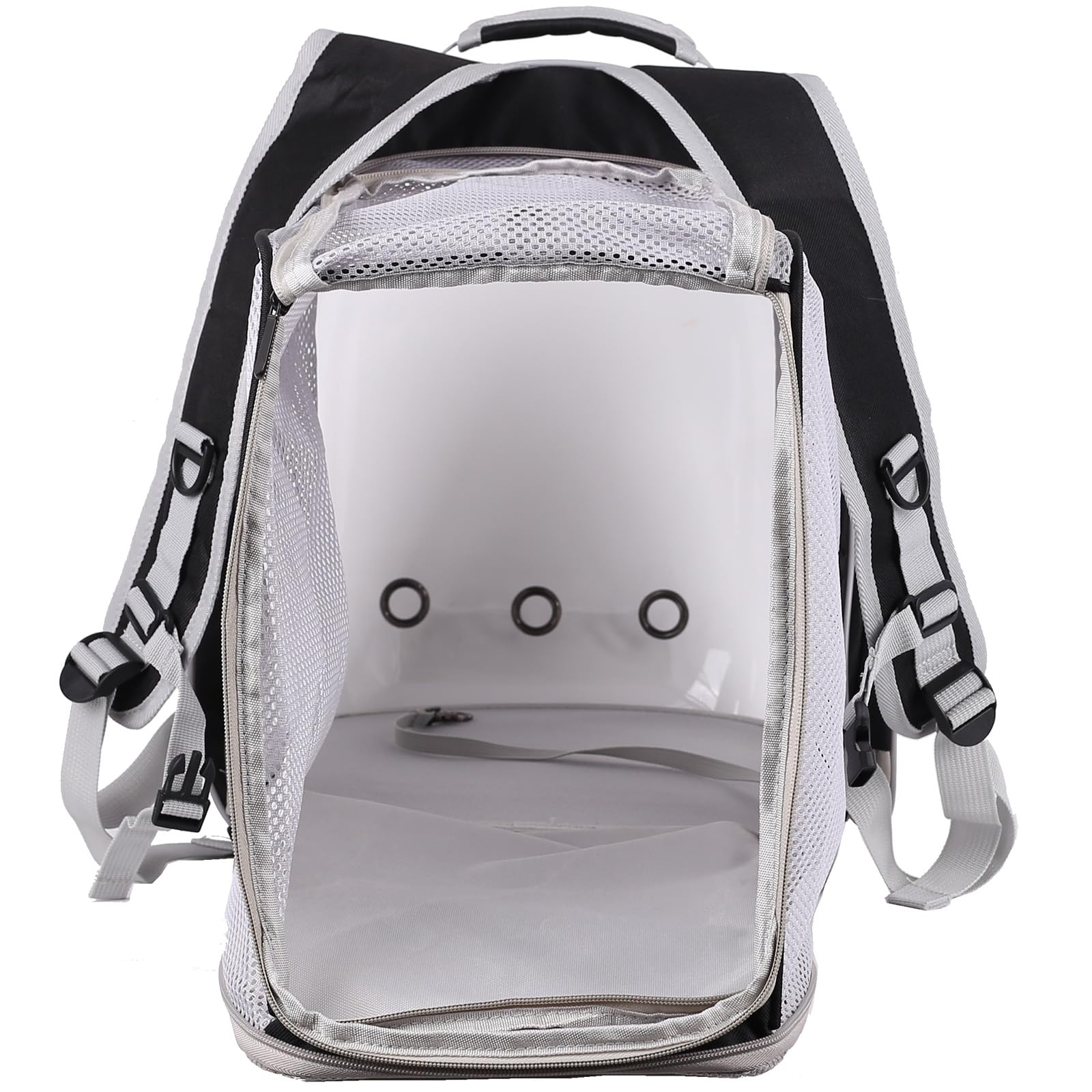 Halinfer airline-ready under-seat design enables easy travel with pets.