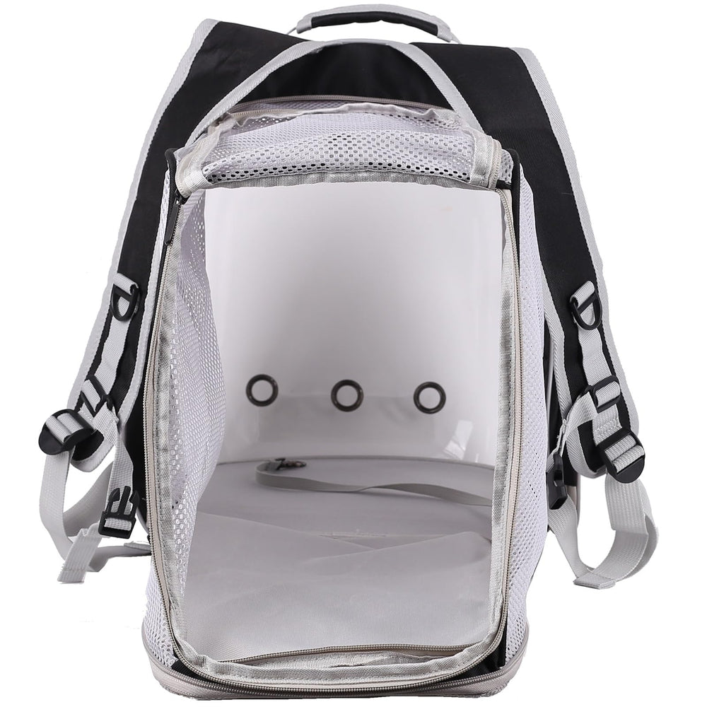 Halinfer airline-ready under-seat design enables easy travel with pets.