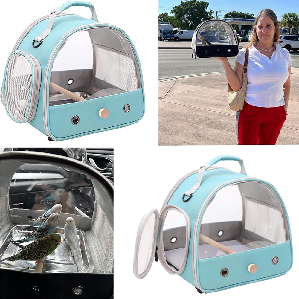 halinfer portable-bird-carrier outdoor-adventure ready for hikes and pet-friendly excursions