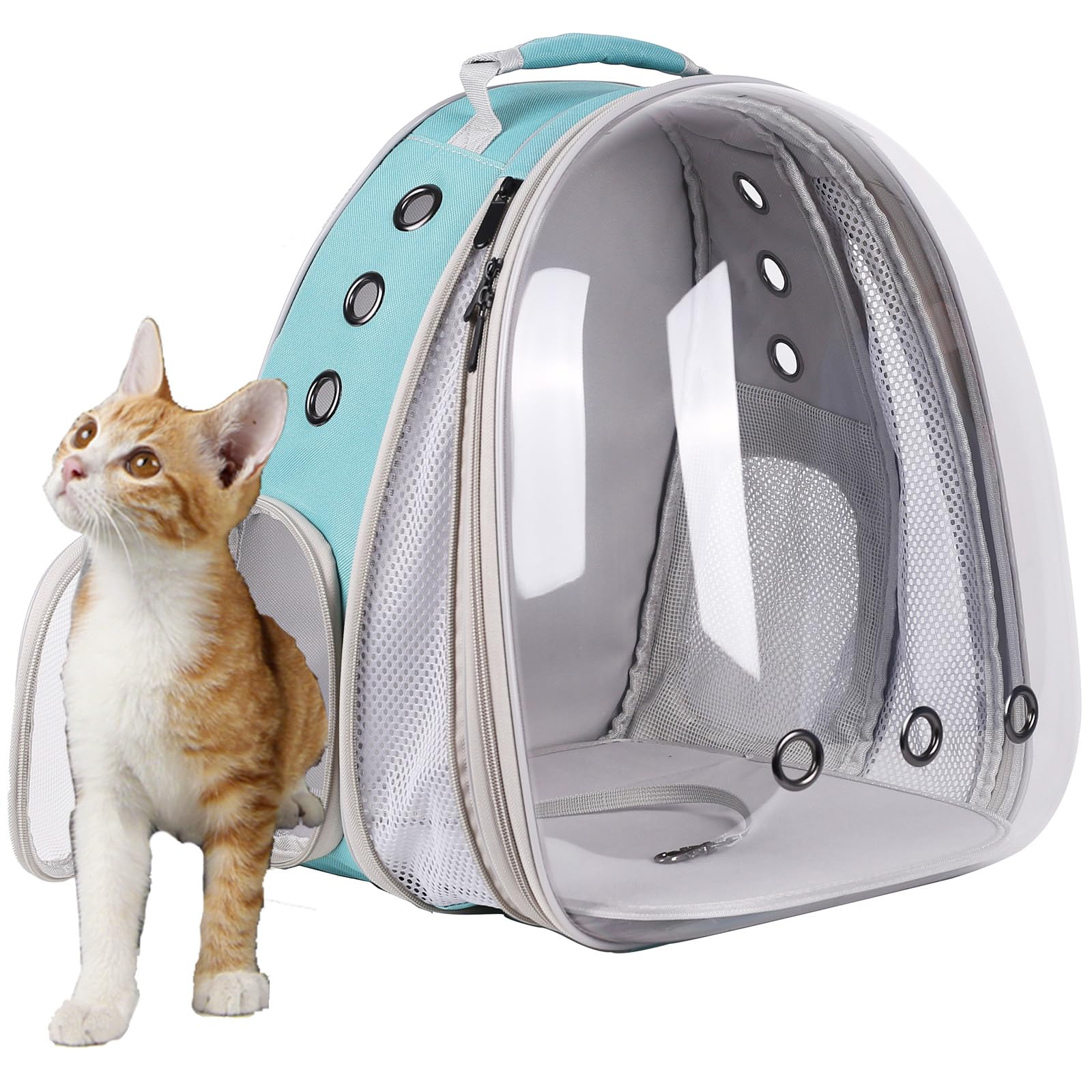 halinfer two-carrying-ways-cat-backpack offers straps and handles for versatile use.