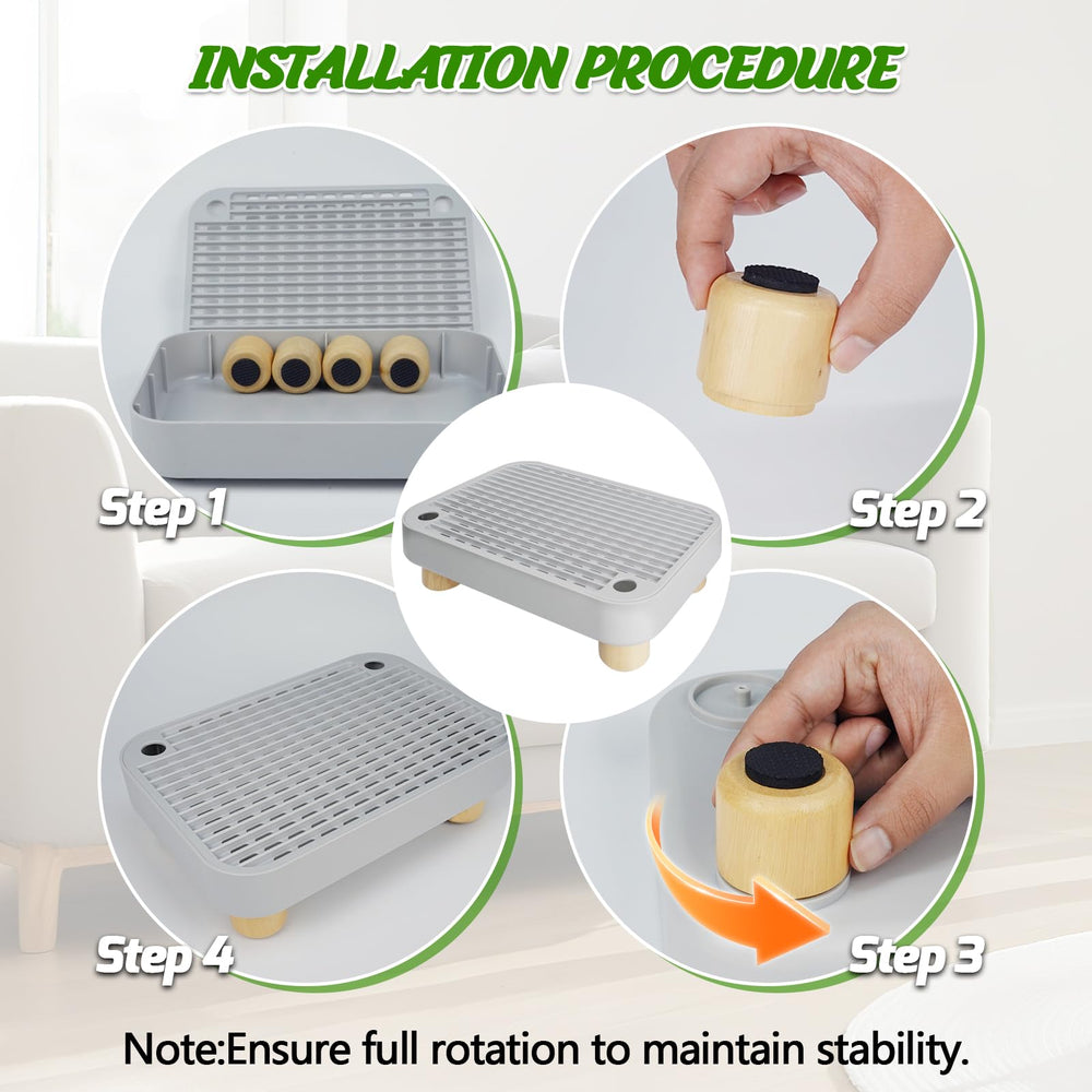 HALKYDY fits most litter boxes with large coverage for tidier corners