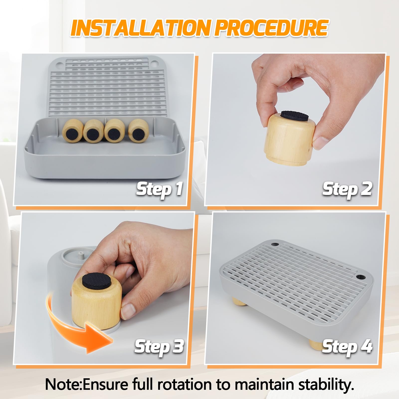 HALKYDY floor-protection litter mat helps preserve floors and reduce mess.