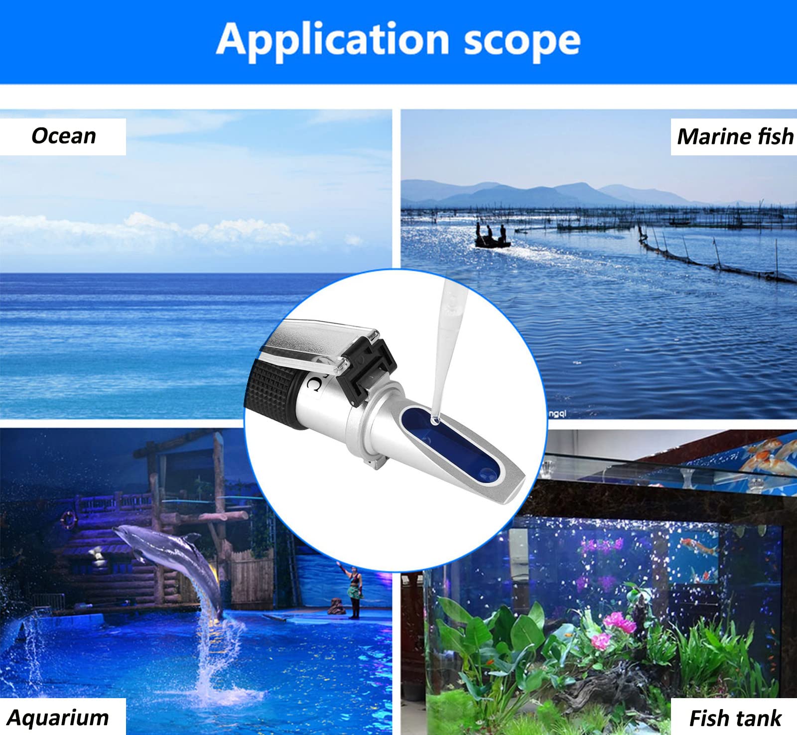 Hallocool refractometer dual-scale display in action for SG and PPT readings.