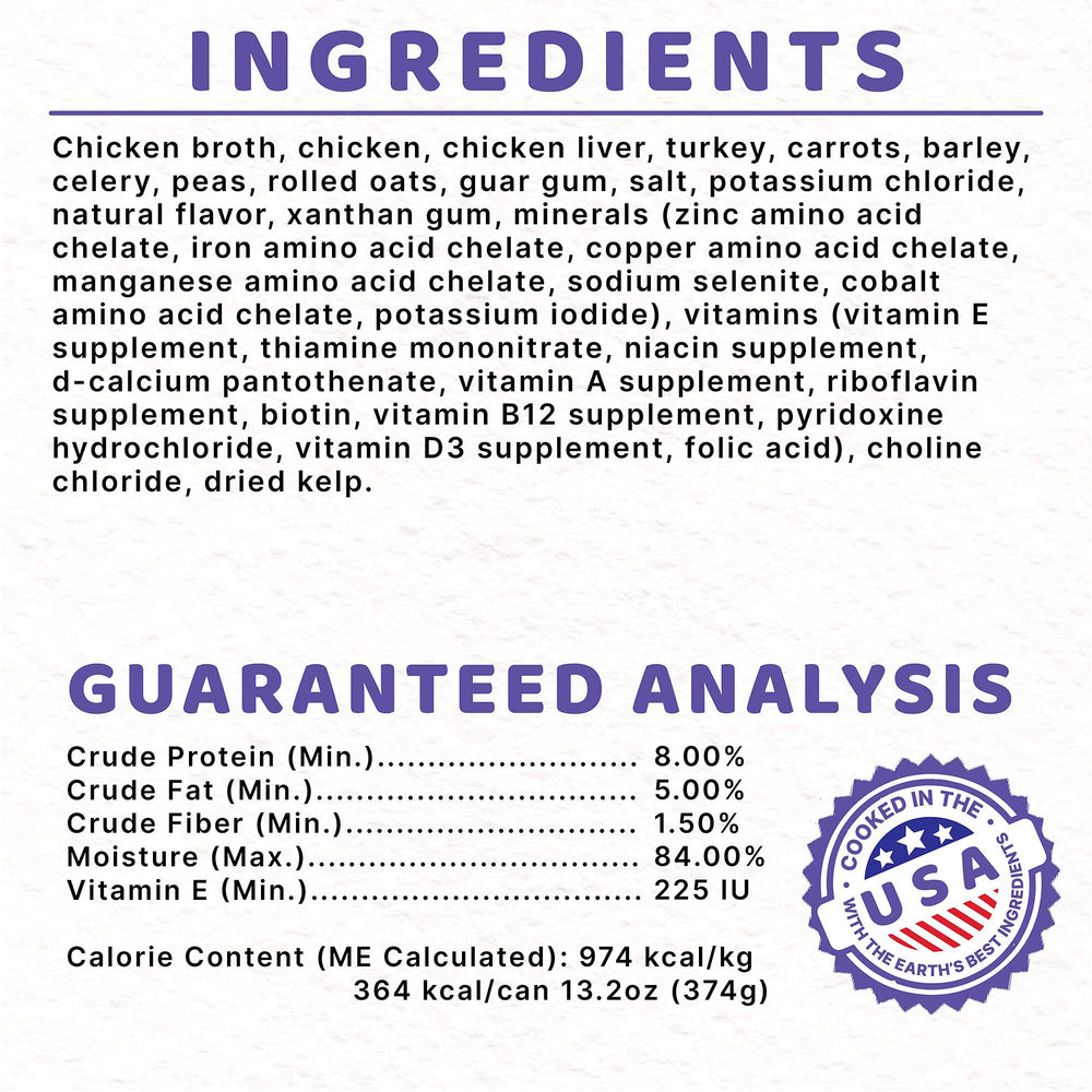 Halo Healthy Grains case-pack image reinforces consistent nutrition across every six-can bundle.