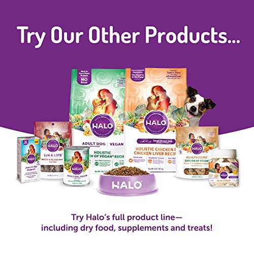 Halo Healthy Grains serving suggestion image illustrates convenient feeding portions.