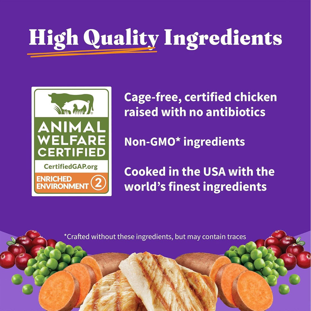 Halo Premium ingredients nutrition closeup conveys balanced nutrition without artificial additives.
