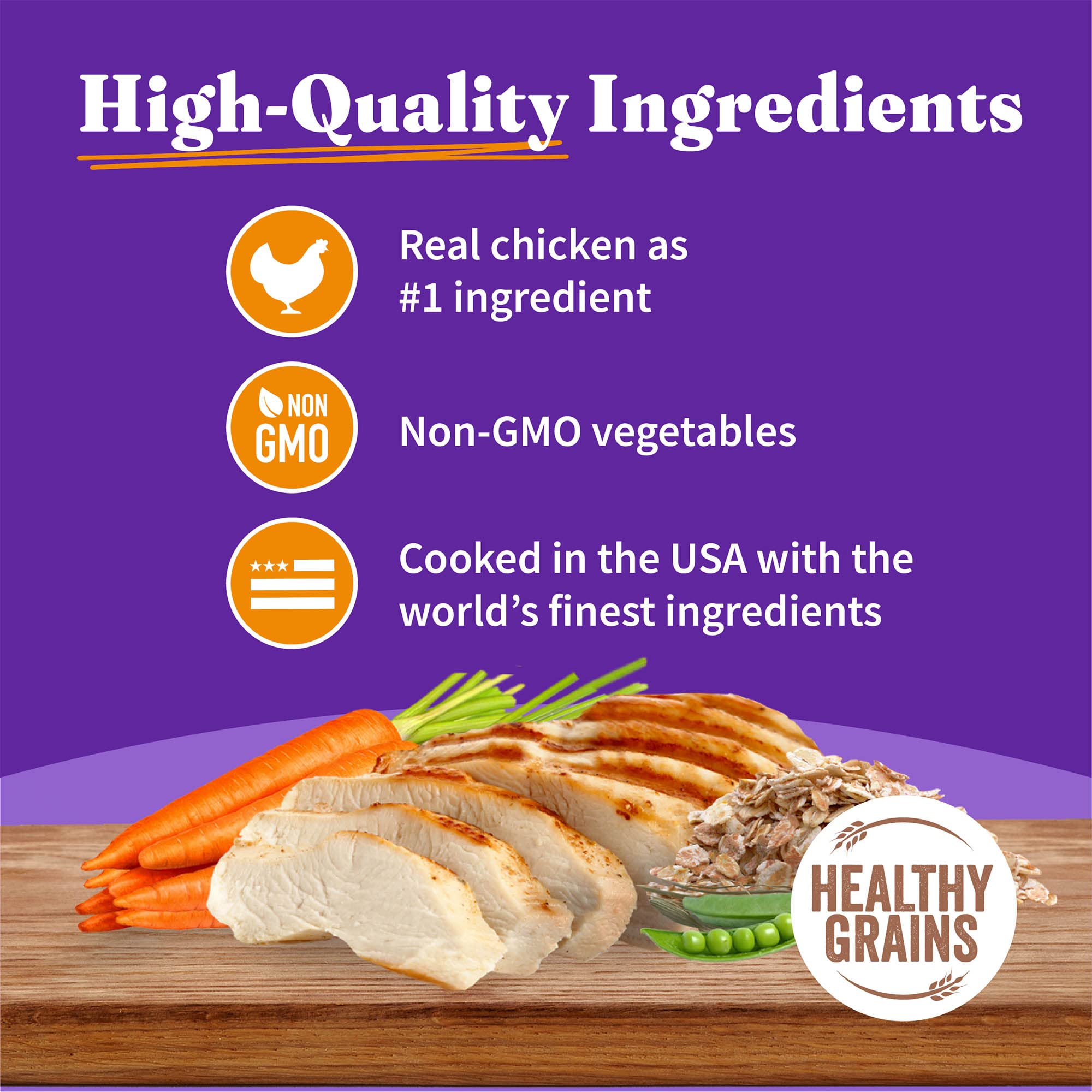 Halo chicken pate texture close-up highlights smooth, easy-to-chew senior formula