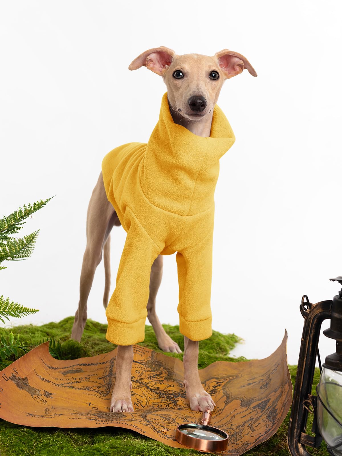 Haloumoning dog fleece sweater fabric closeup highlights premium warmth breathable material.