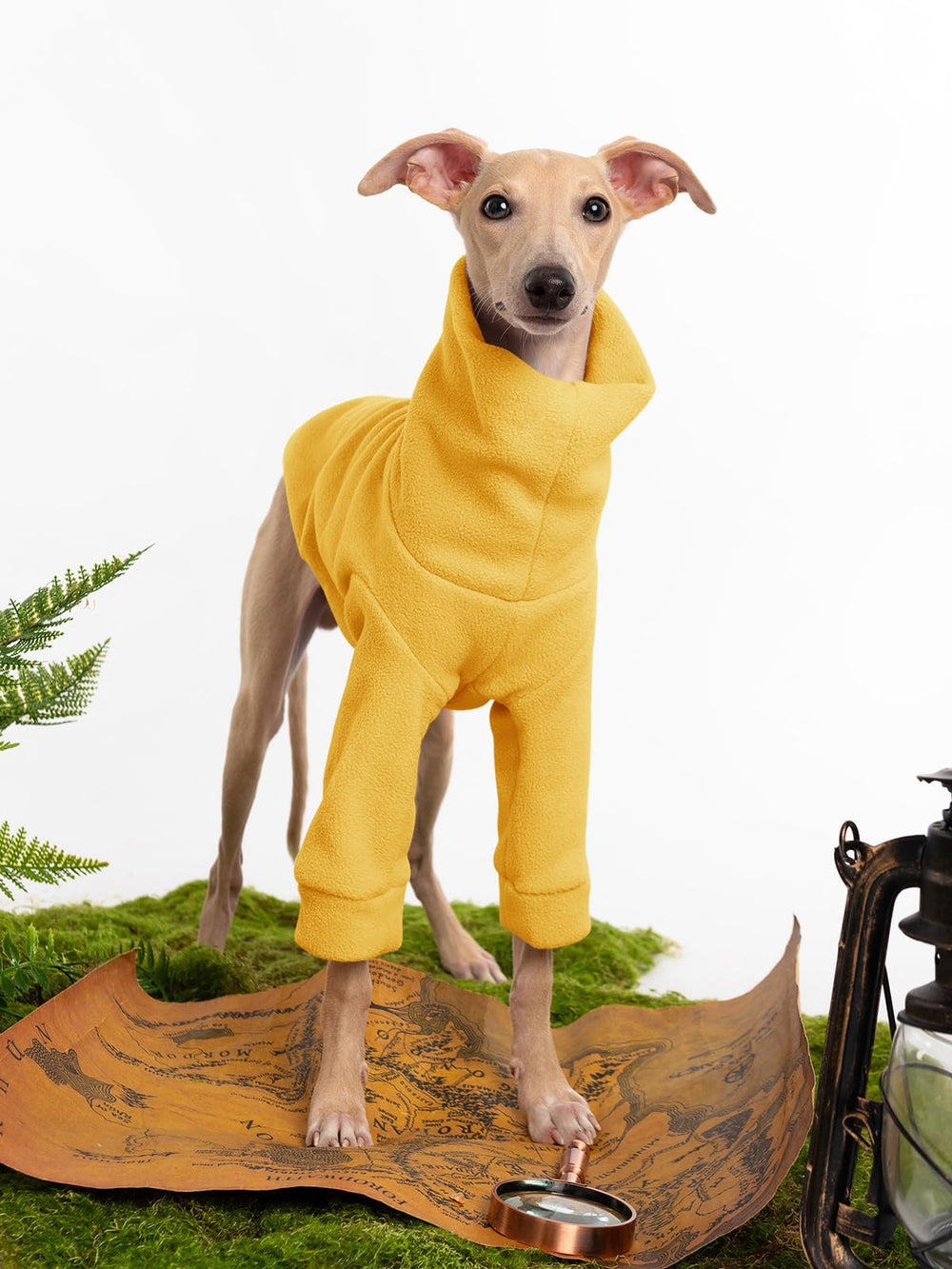 Haloumoning dog fleece sweater fabric closeup highlights premium warmth breathable material.