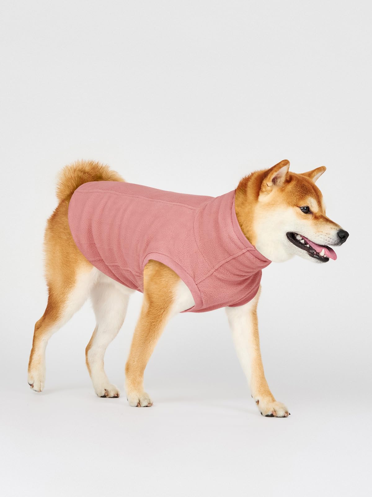 Haloumoning fleece dog sweater side fit highlights snug cuffs for secure wear