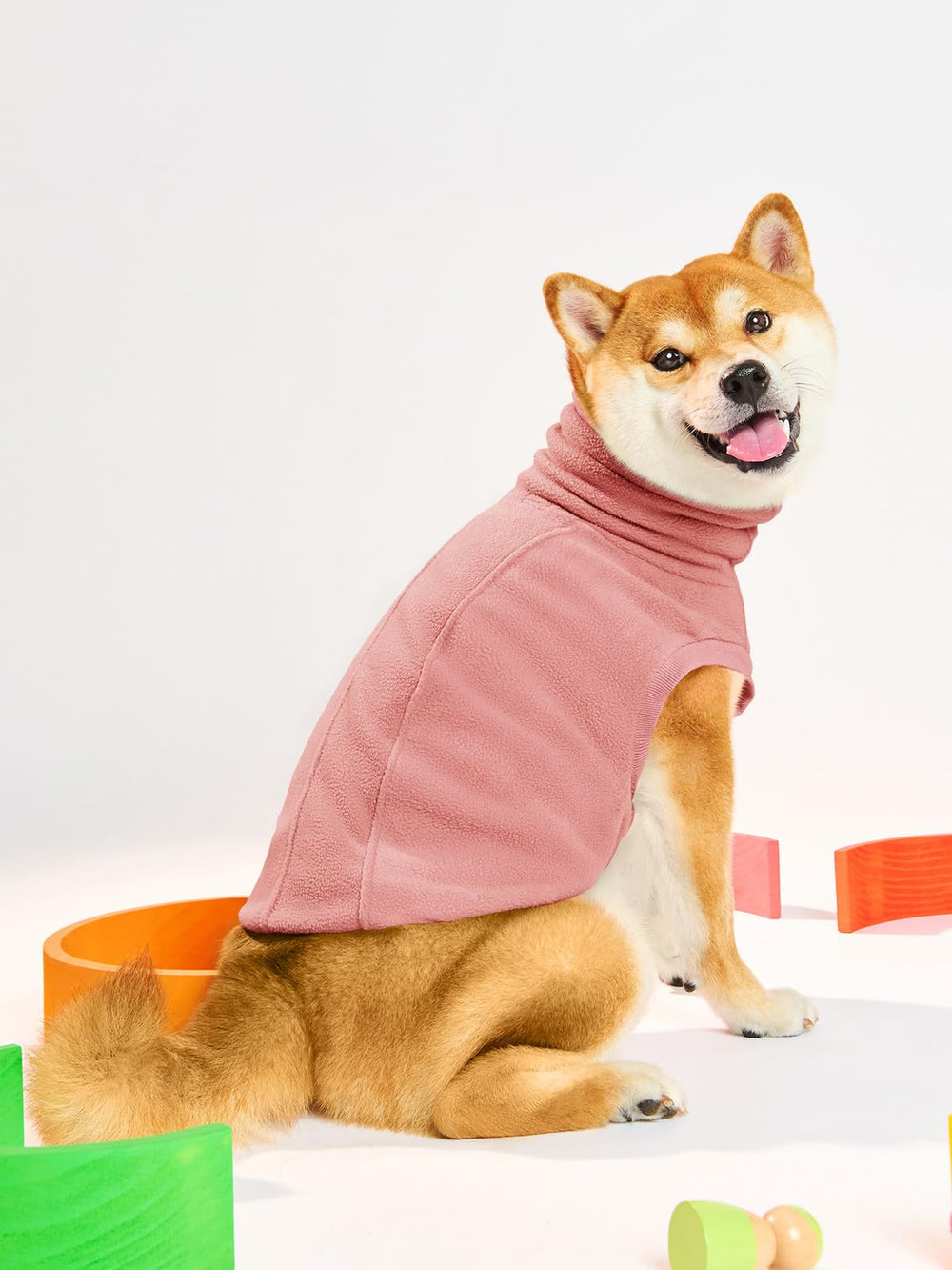 Haloumoning fleece dog sweater warmth for cold days and indoor lounging