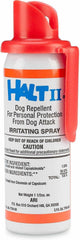 HALT II dog repellent spray canister ready for quick defense during dog encounters