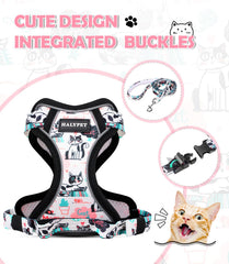Halypet integrated buckle eases on and off for quick, stress-free dressing