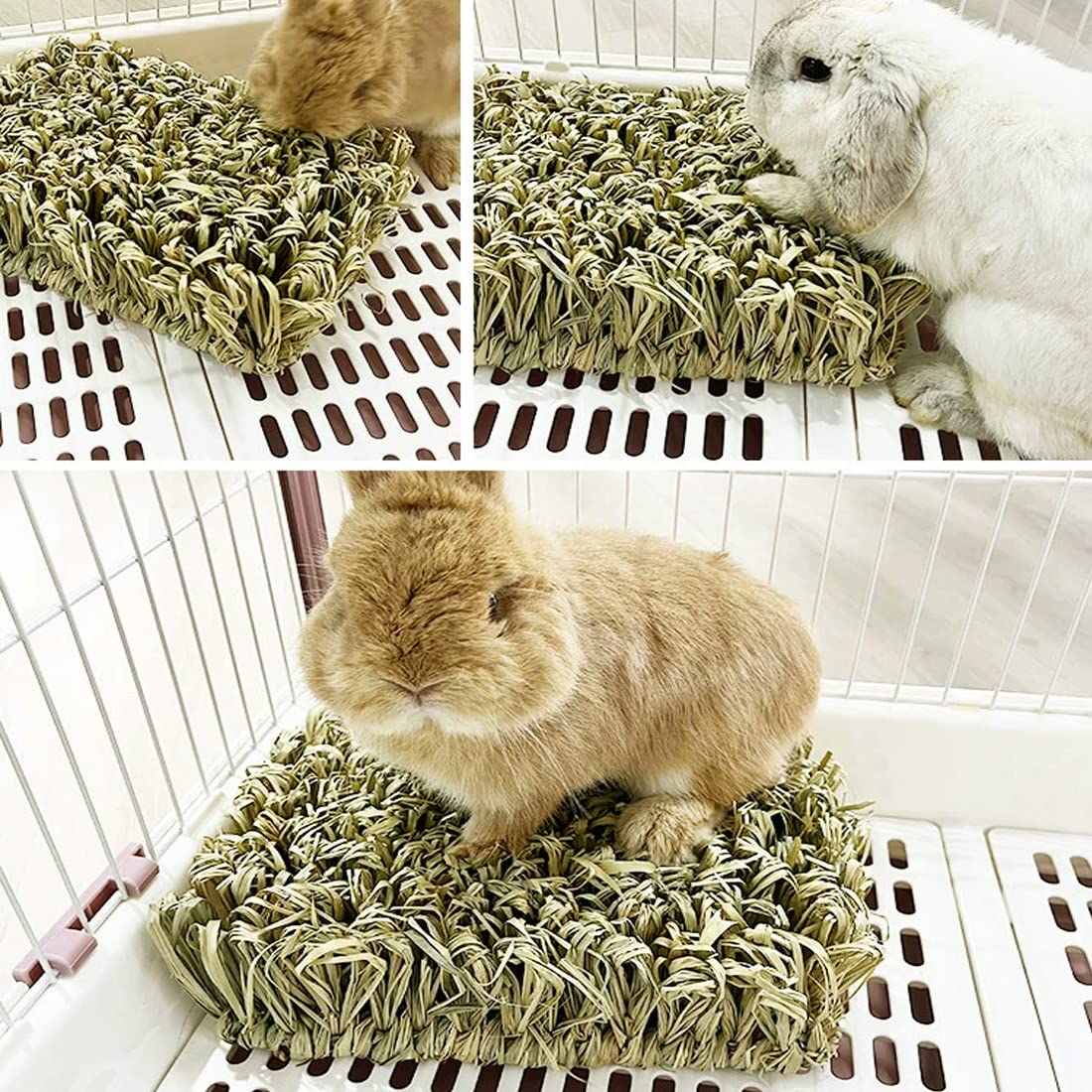 Hamiledyi 106x75x35in straw mat demonstrates size-perfect fit.