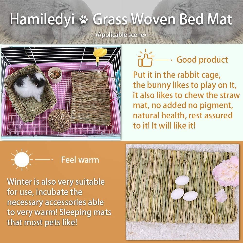 Hamiledyi mat placed inside cage showing inside-outside versatility.
