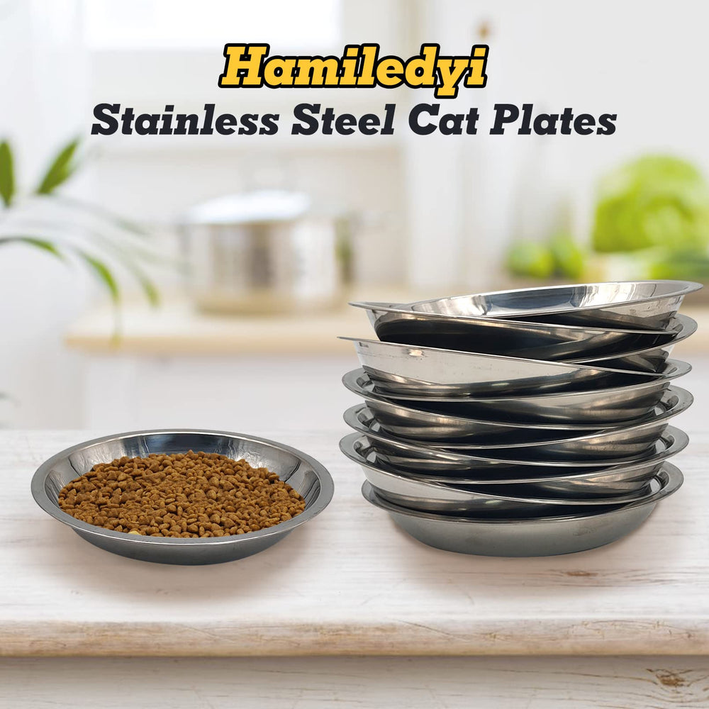 Hamiledyi 7.05 inch diameter bowls provide roomy feeding surface