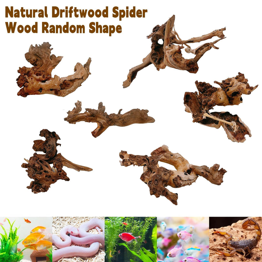 Hamiledyi natural driftwood wood features durable habitat accents