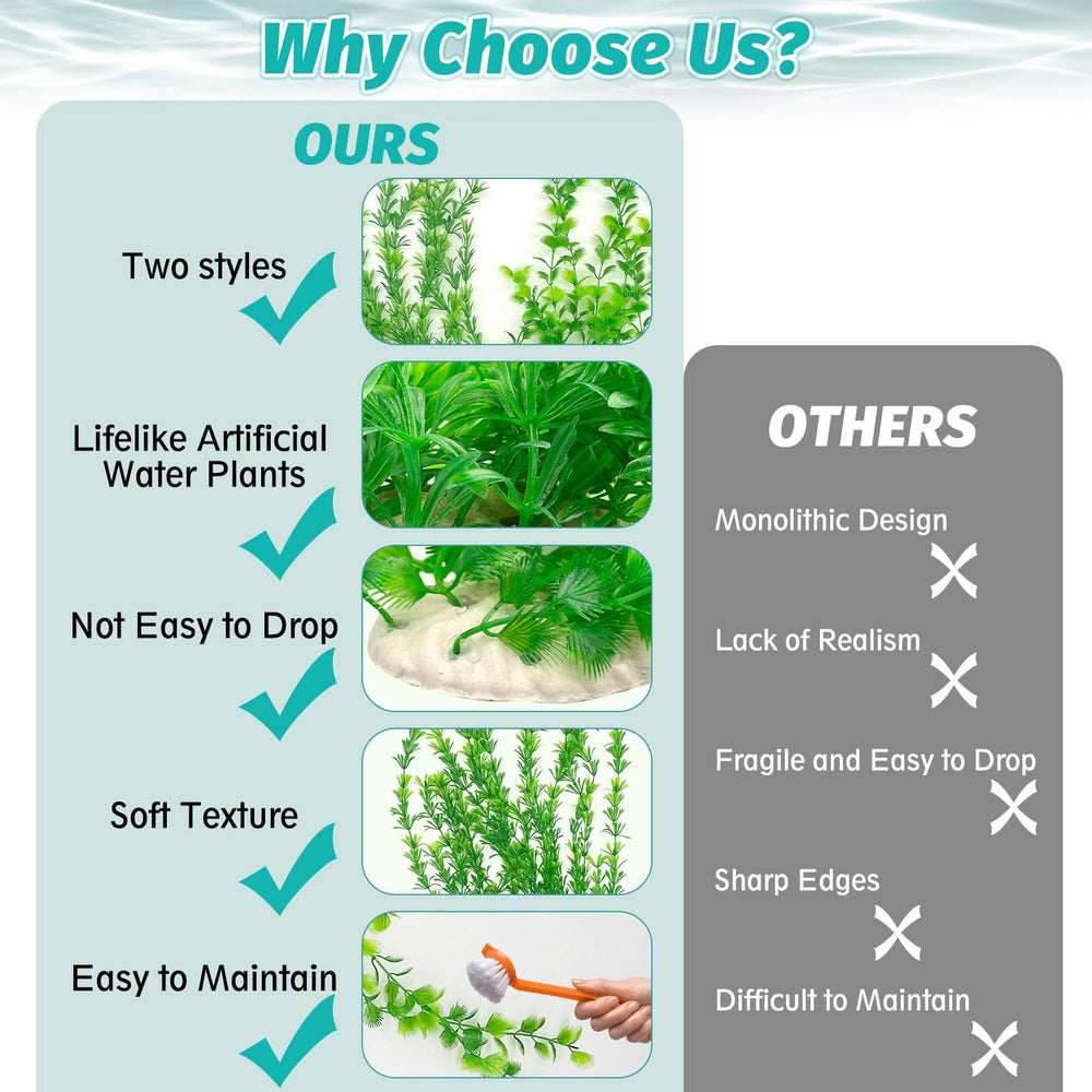 Hamiledyi packaging-ready two-pack for quick installation in aquariums