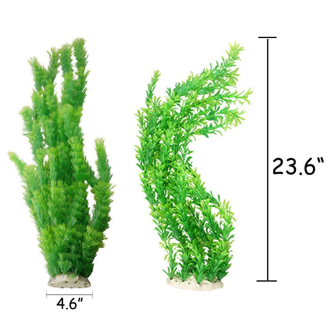 Hamiledyi aquarium plants tall 23-inch decor adds depth and shelter in larger tanks.