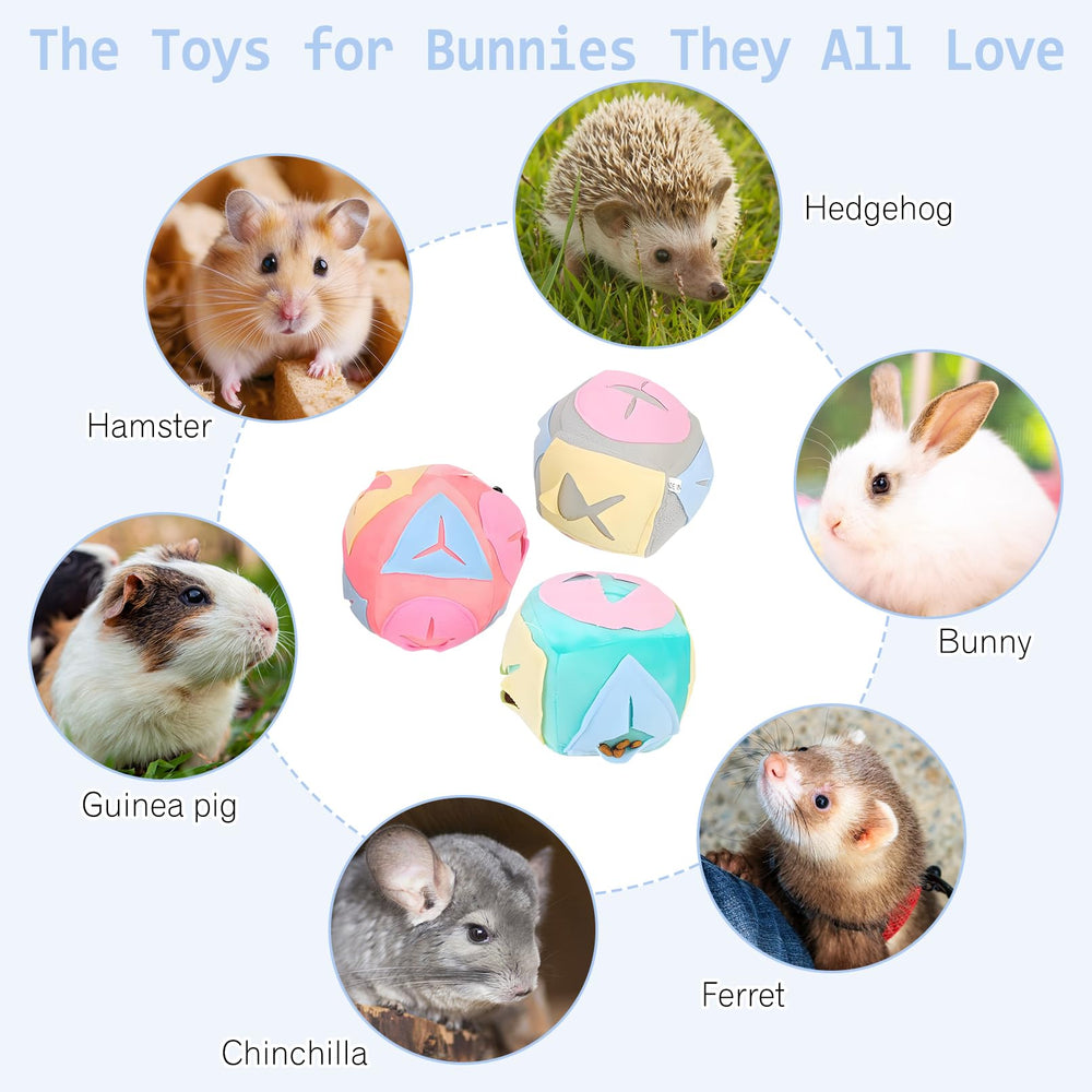 Hamiledyi bell enhanced bunny toy with colorful design emphasizes playtime and bonding