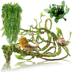 Hamiledyi bendable reptile branch vine 110cm for natural climbing spaces